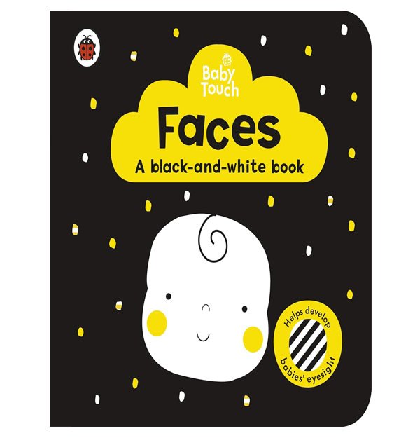 Baby Touch: Faces: a black-and white-book