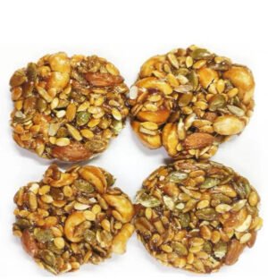 crunchy nuts and natural sweetness,