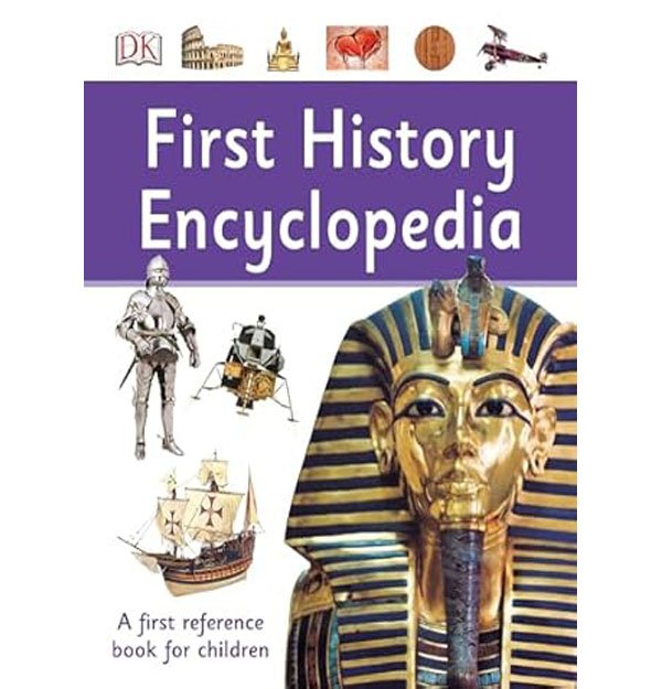 First History Encyclopedia for kids, Children’s history encyclopedia, Beginner history book for children, Introduction to history for kids, History encyclopedia for young learners, Kids history book with illustrations, Timeline of world history for kids, History facts for children, Early learning history encyclopedia, Educational history book for kids,