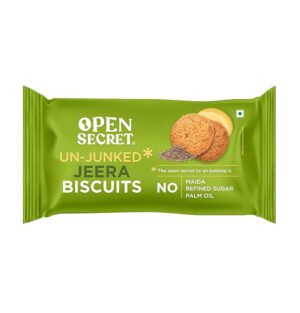 Open Secret Jeera Biscuit Cookies, Buy Open Secret Jeera biscuits, Healthy Jeera cookies Open Secret, Un-Junked Jeera biscuit cookies, Jeera flavored healthy snacks, Low-sugar Jeera biscuits, Open Secret Un-Junked Jeera cookies online, Guilt-free Jeera biscuits, Natural ingredient Jeera cookies, Best healthy Jeera biscuits,