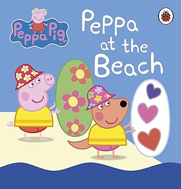 Peppa Pig beach adventure, Peppa Pig beach day, Peppa Pig storybook, Peppa Pig beach book, Peppa at the beach activities, Peppa Pig family day at the beach, Kids beach adventure story, Peppa Pig reading book,