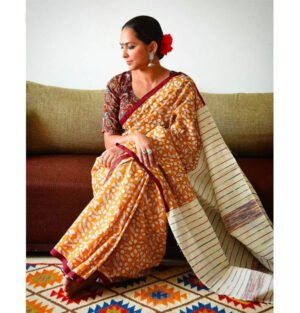 Digital print linen saree, Linen saree with digital prints, Designer digital print sarees, Linen sarees online, Printed linen saree collection, Lightweight linen sarees, Digital linen saree shopping, Modern linen sarees, Floral digital print linen sarees, Stylish linen sarees for women,