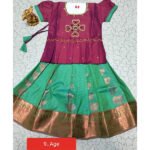 Kids Pattu Paavadai Sets ( vibgyor 01)