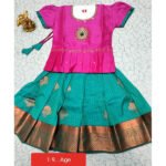 Kids Pattu Paavadai Sets ( vibgyor 01)