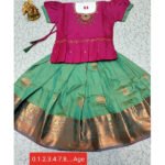 Kids Pattu Paavadai Sets ( vibgyor 01)
