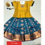 Kids Pattu Paavadai Sets ( vibgyor 01)