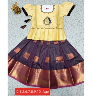 Kids Pattu Pavadai online, Traditional Pattu Pavadai for kids, Kids silk Pavadai set, Pattu Pavadai dress for baby girls, Kids Pattu Pavadai with dupatta, Ethnic wear for kids - Pattu Pavadai, Buy Kids Pattu Pavadai sets, Designer Pattu Pavadai for toddlers, Baby girl Pattu Pavadai, South Indian Pattu Pavadai for kids,