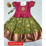 Kids Pattu Paavadai Sets ( vibgyor 01)