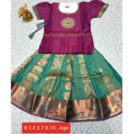 Kids Pattu Paavadai Sets ( vibgyor 01)
