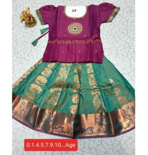 Kids Pattu Pavadai online, Traditional Pattu Pavadai for kids, Kids silk Pavadai set, Pattu Pavadai dress for baby girls, Kids Pattu Pavadai with dupatta, Ethnic wear for kids - Pattu Pavadai, Buy Kids Pattu Pavadai sets, Designer Pattu Pavadai for toddlers, Baby girl Pattu Pavadai, South Indian Pattu Pavadai for kids,