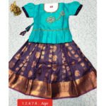 Kids Pattu Paavadai Sets ( vibgyor 01)