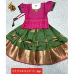 Kids Pattu Paavadai Sets ( vibgyor 01)