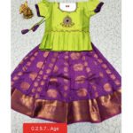 Kids Pattu Paavadai Sets ( vibgyor 01)
