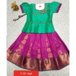 Kids Pattu Paavadai Sets ( vibgyor 01)