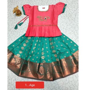 Kids Pattu Pavadai online, Traditional Pattu Pavadai for kids, Kids silk Pavadai set, Pattu Pavadai dress for baby girls, Kids Pattu Pavadai with dupatta, Ethnic wear for kids - Pattu Pavadai, Buy Kids Pattu Pavadai sets, Designer Pattu Pavadai for toddlers, Baby girl Pattu Pavadai, South Indian Pattu Pavadai for kids,