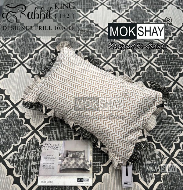 Mokshay King size Bed-covers (Bedsheets & pillow covers) (Vishesh)