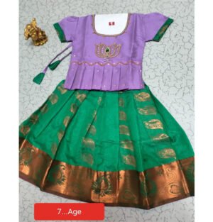 Kids Pattu Pavadai online, Traditional Pattu Pavadai for kids, Kids silk Pavadai set, Pattu Pavadai dress for baby girls, Kids Pattu Pavadai with dupatta, Ethnic wear for kids - Pattu Pavadai, Buy Kids Pattu Pavadai sets, Designer Pattu Pavadai for toddlers, Baby girl Pattu Pavadai, South Indian Pattu Pavadai for kids,