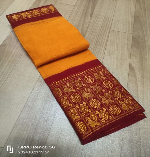 Sungudi Mayuri long border Saree