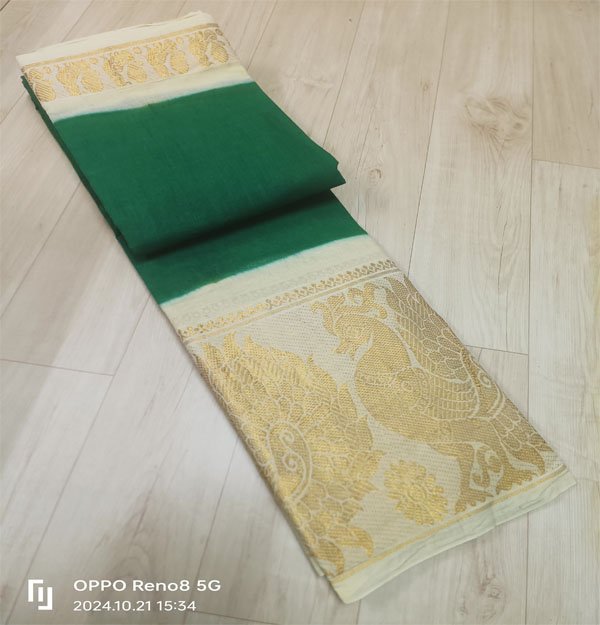 Sungudi Mayuri long border Saree