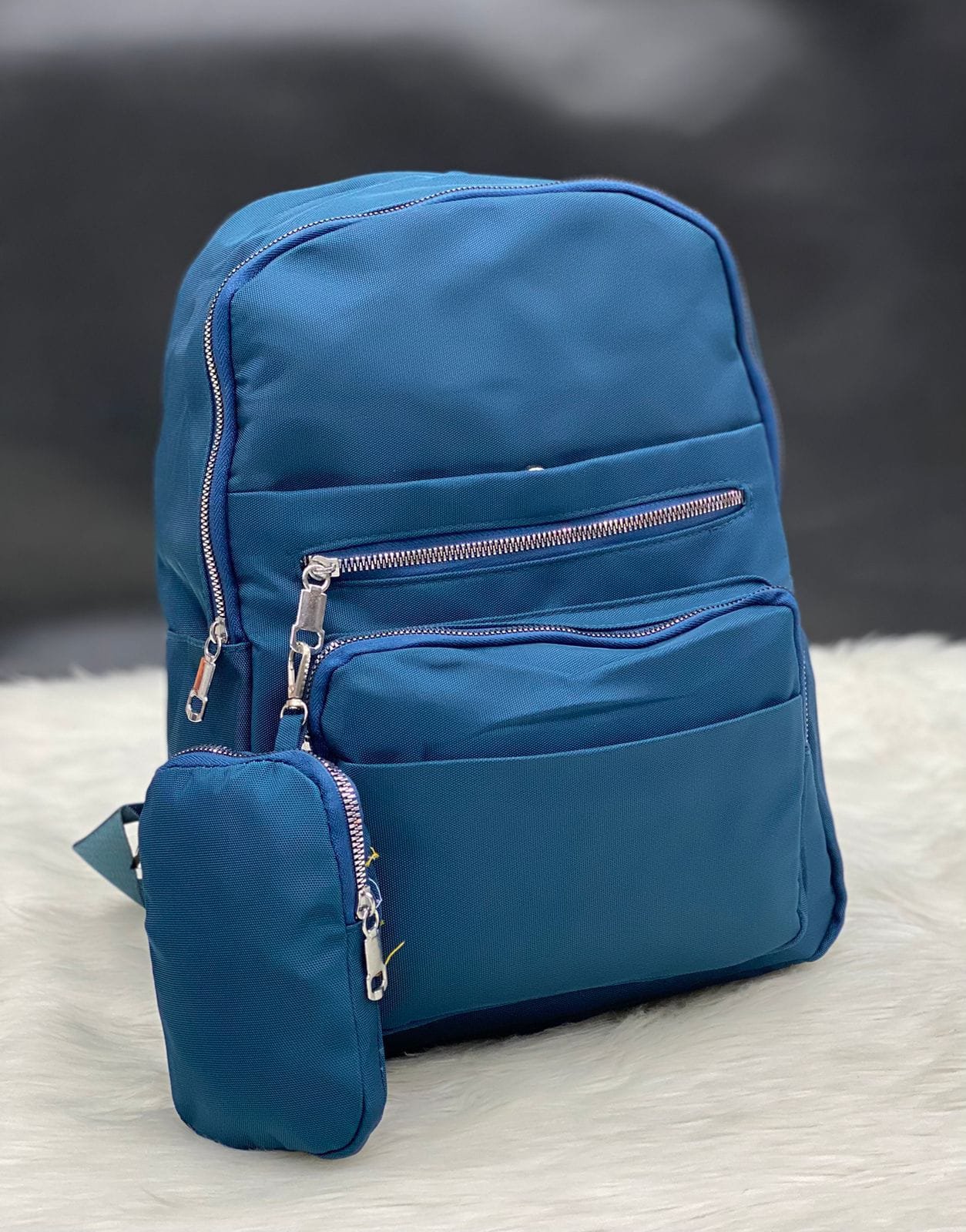 Imported backpacks with pouch