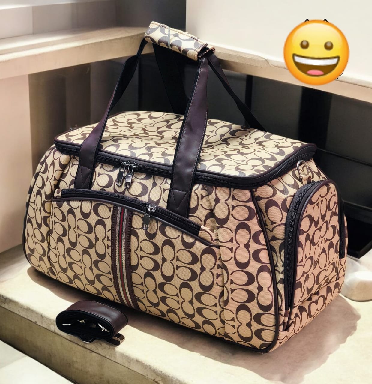 Mont Blanc & Coach duffel bags