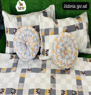 Hand Made Designer 5 pc's Cushion Bedding Set