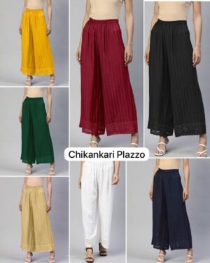 Chikankari Plazzo