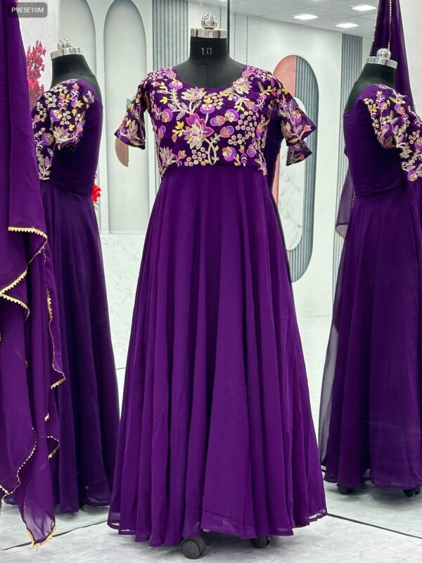 Gown with Duptta  Prem01