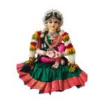 [Divine & Graceful] Goddess Mahalakshmi as Bride Doll – [Handcrafted Traditional Idol]