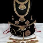 Limited Edition: Authentic Bharatanatyam Gold Plated Jewelry Set JH6504