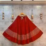 Reyon cotton 10 line skirt with fully lining stitching