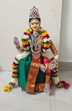 Varalakshmi 2ft Doll – Handcrafted Goddess Lakshmi Idol for Pooja, Festival Decor, and Home Worship