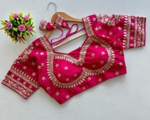 Elegant Blouse with Embroidery – Perfect for Parties and Special Occasions