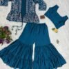 Chinon Embroidered Dress – 1 Elegant Design with Front-Side Embroidery and Fancy Latkan