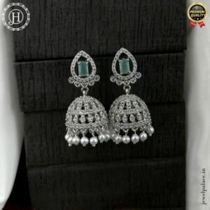 Elegant American Diamond Earrings for women, featuring sparkling gemstones and sophisticated design, perfect for weddings, parties, and special occasions