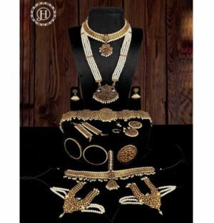 Copper Multicolour Complete Bharatanatyam Set