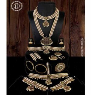 Copper Multicolour Bharatanatyam Jewellery