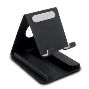 Sturdy Metal Mobile Stand for desk – sleek, strong, and perfect for hands-free viewing
