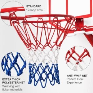 "Professional Basketball Nets Heavy Duty Outdoor – durable, weather-resistant, and game-ready"