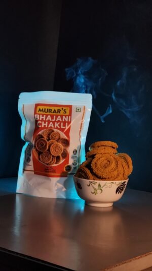 Bhajni Chakli Snack – Traditional Maharashtrian Spicy Spiral Snack for Festivals
