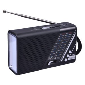 Pagaria Portable FM-AM-SW Radio with Bluetooth & Torch