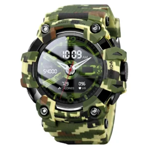 Skmei Digital Black Dial TPU Strap Watch for Men