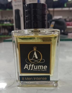 Affume B Men Intense Perfume bottle with bold fragrance packaging for confident men