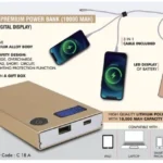 [1] Magic Box Premium – 10,000 mAh Power Bank [2‑in‑1 In‑Built Cables]