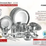 Family Dinner Set: 27 pc Stainless Steel – Premium Quality for Everyday Use