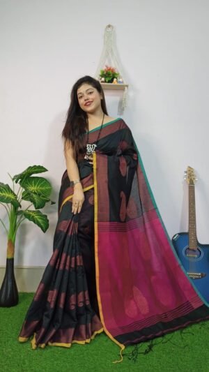 Handloom Khadi Cotton Saree