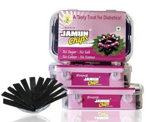 Herbal Homemade Jamun Chips for Diabetic Care – Oil-Free Natural Snack for Diabetic Care