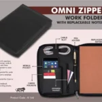 [All-in-One Professional Organizer] Omni Zippered Work Folder with Notebook – [2025 Edition]