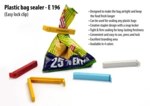 plastic bag sealer easy lock clip airtight snap-lock reusable sealer