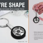 Tyre Shape Rotating Keychain – [Fun, Durable & Functional]